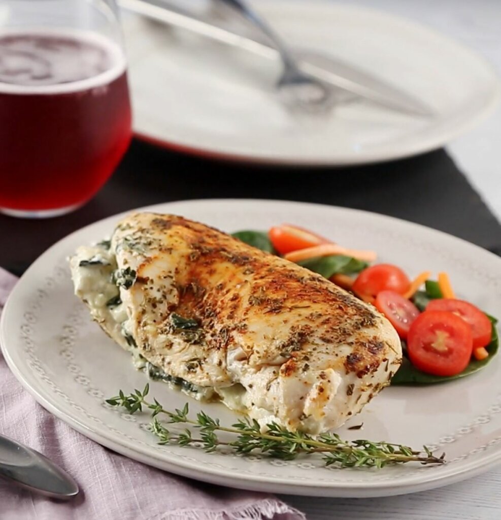 Spinach Artichoke Stuffed Chicken Good Foods